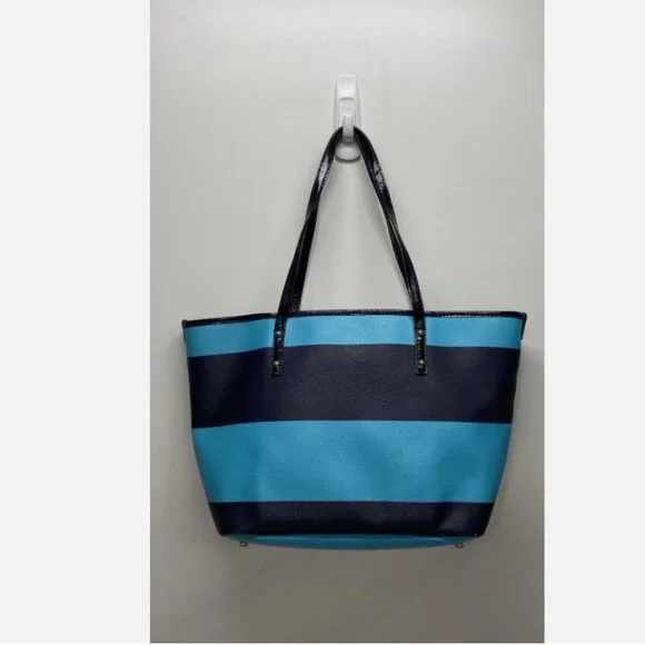 kate spade STORYBOOK Harmony Boutique Stripe Tote EUC - Picture 2 of 11